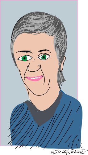 Cartoon: M.Vestager (medium) by gungor tagged danmark