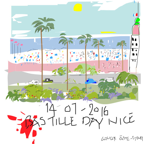 Cartoon: Nice (medium) by gungor tagged france