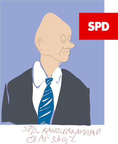 Cartoon: Olaf Scholz (medium) by gungor tagged olaf,scholz,olaf,scholz