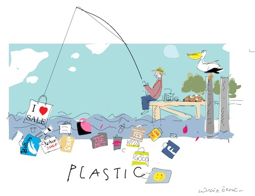 Plastic Pollution By gungor | Nature Cartoon | TOONPOOL