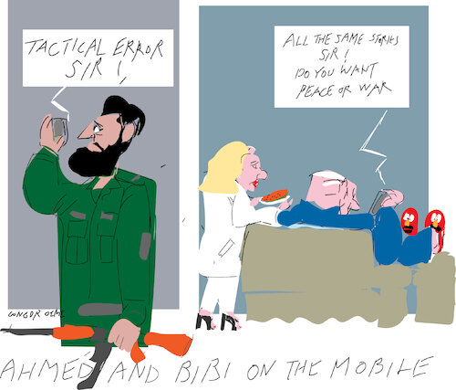 Cartoon: Really war and peace (medium) by gungor tagged war,and,peace,with,syria,war,and,peace,with,syria