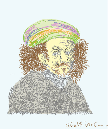 Cartoon: Rembrandt (medium) by gungor tagged art