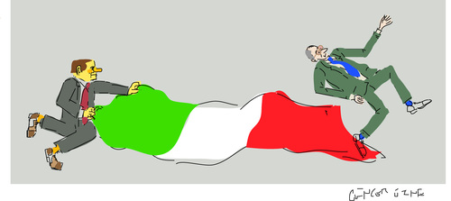 Cartoon: Revenge (medium) by gungor tagged italy