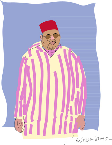 Cartoon: Roi du Maroc (medium) by gungor tagged morocco