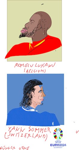 Romelu Lukaku and Yann Sommer Romelu Lukaku and Yann Sommer