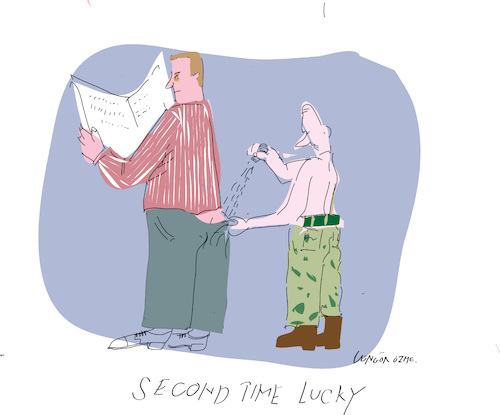 Cartoon: Second time lucky (medium) by gungor tagged russia,russia