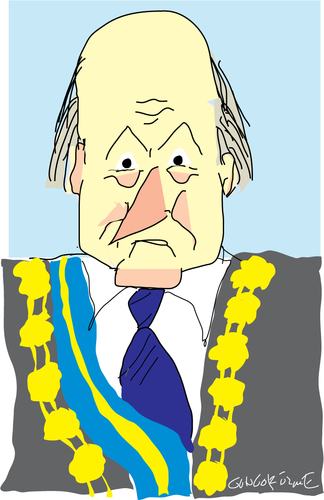 Cartoon: Sepp-2 (medium) by gungor tagged football