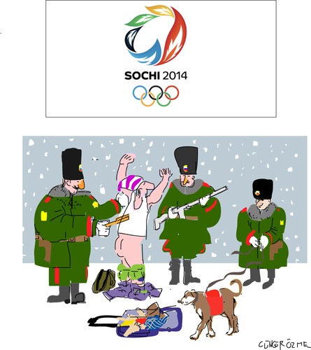 Cartoon: Sochi (medium) by gungor tagged russia