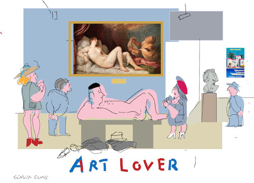 Story of art lover guy Story of art lover guy