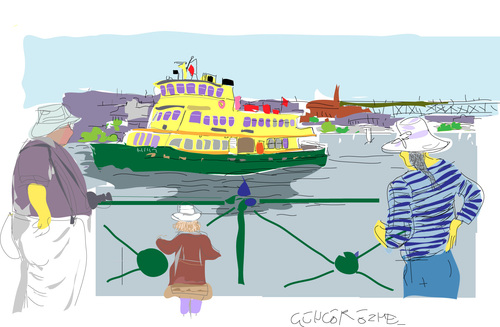 Cartoon: Sydney Ferries-5 (medium) by gungor tagged australia