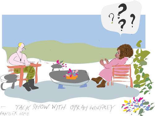 Talk show with Oprah Talk show with Oprah
