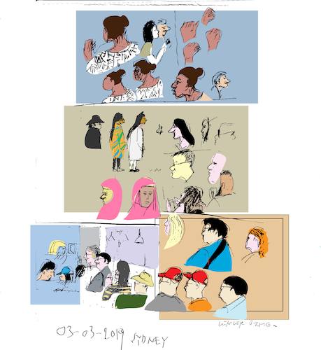 Cartoon: The faces 4 (medium) by gungor tagged australia,australia
