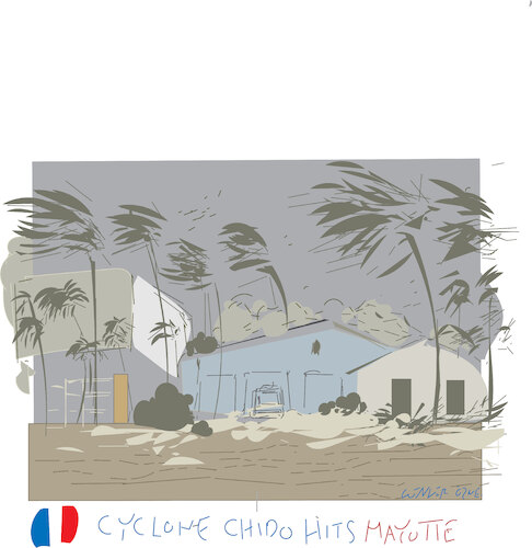 The French island of Mayotte The French island of Mayotte