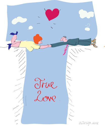 Cartoon: True Love (medium) by gungor tagged love,love