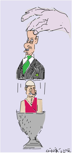 Cartoon: Turkish Winter (medium) by gungor tagged turkey