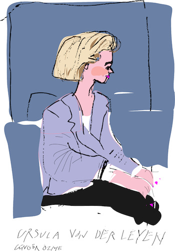 Cartoon: Ursula von are Leyen (medium) by gungor tagged eu,eu