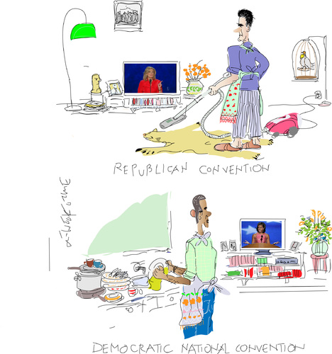 Cartoon: US Election2012-2 (medium) by gungor tagged usa