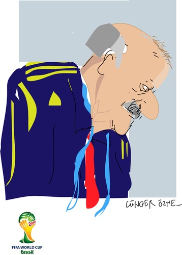 Cartoon: V.Del Bosque (medium) by gungor tagged brazil2014