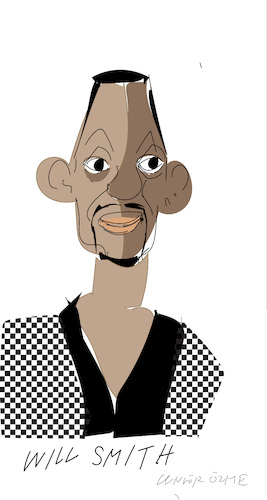 Cartoon: Will Smith (medium) by gungor tagged will,smith,comedian,will,smith,comedian