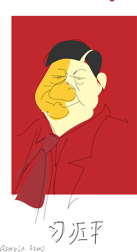 Cartoon: Xi Jin ping (medium) by gungor tagged chinese,president,xi,jin,ping,chinese,president,xi,jin,ping