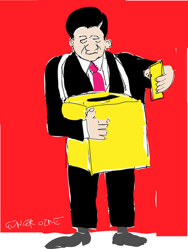 Cartoon: Xi Jinping (medium) by gungor tagged china