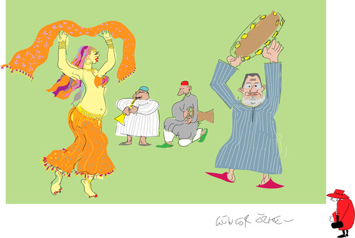 Cartoon: Ya Habibi (medium) by gungor tagged egypt