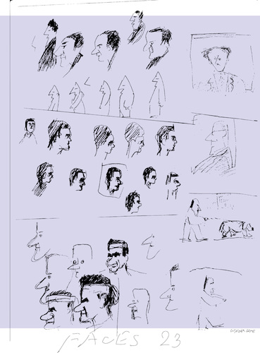 Cartoon: Faces 22  23 (medium) by gungor tagged australia,australia