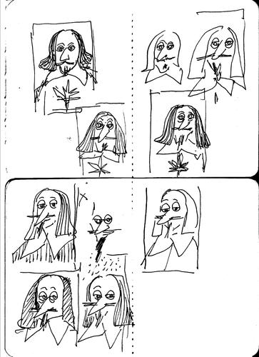 Cartoon: W.Shakespeare (medium) by gungor tagged england