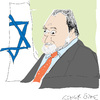 Cartoon: A.Lieberman (small) by gungor tagged israel