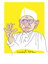 Cartoon: ANNA HAZARE (small) by gungor tagged india