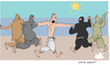 Cartoon: Bathers (small) by gungor tagged france