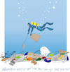 Cartoon: Bottom of the Ocean (small) by gungor tagged world
