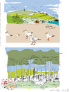 Cartoon: Byron Bay 2 (small) by gungor tagged australia