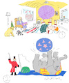 Cartoon: Circus life (small) by gungor tagged cirque