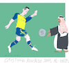 Cartoon: C.Ronaldo in Saudi Arabia (small) by gungor tagged new,club,for,ronaldo