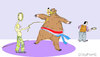 Cartoon: Dancing bear (small) by gungor tagged russ