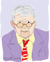 Cartoon: David Hockney-2 (small) by gungor tagged art