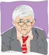 Cartoon: David Hockney (small) by gungor tagged art