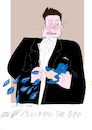 Cartoon: Elon Musk and Twitter (small) by gungor tagged elon,musk,lay,off,twitter,staff