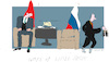 Cartoon: Erdogan and Putin in Sochi 2021 (small) by gungor tagged erdogan,and,putin,meeting,in,sochi,2021