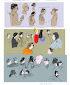 Cartoon: Faces 15 (small) by gungor tagged australia