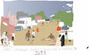 Cartoon: Flood in Mali 2023 (small) by gungor tagged mali,flood,2023