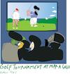 Cartoon: Golfing at Mar a lago (small) by gungor tagged golfing,at,mar,lago