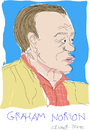 Cartoon: Graham Norton (small) by gungor tagged england