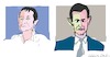 Cartoon: Hamon and Valls (small) by gungor tagged france