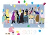 Cartoon: Happy New Year 2019 (small) by gungor tagged world