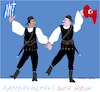 Cartoon: Horon like a Black Sea style (small) by gungor tagged black,sea,dancing