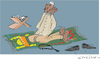 Cartoon: Is he Muslim (small) by gungor tagged usa