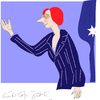 Cartoon: J.E.Gillard (small) by gungor tagged australia