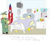 Cartoon: Kim Jong Un in Hospital (small) by gungor tagged north,korea